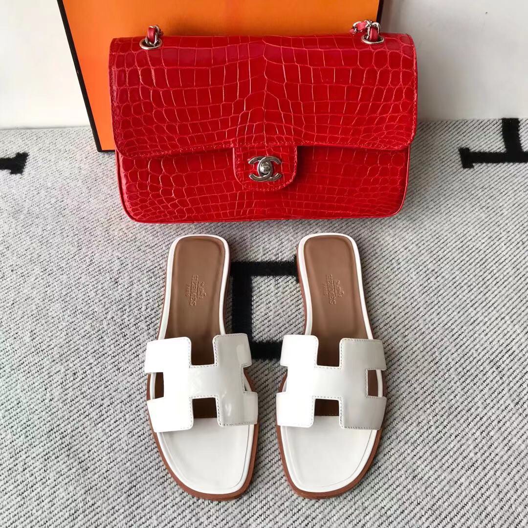 에르메스 올수공 오란 슬리퍼 샌들 페이던트 23